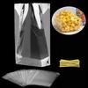 50pcs Bags Gifts Packaging Pouches Plastic Bakery Cookies Snack Bags  Wedding Party