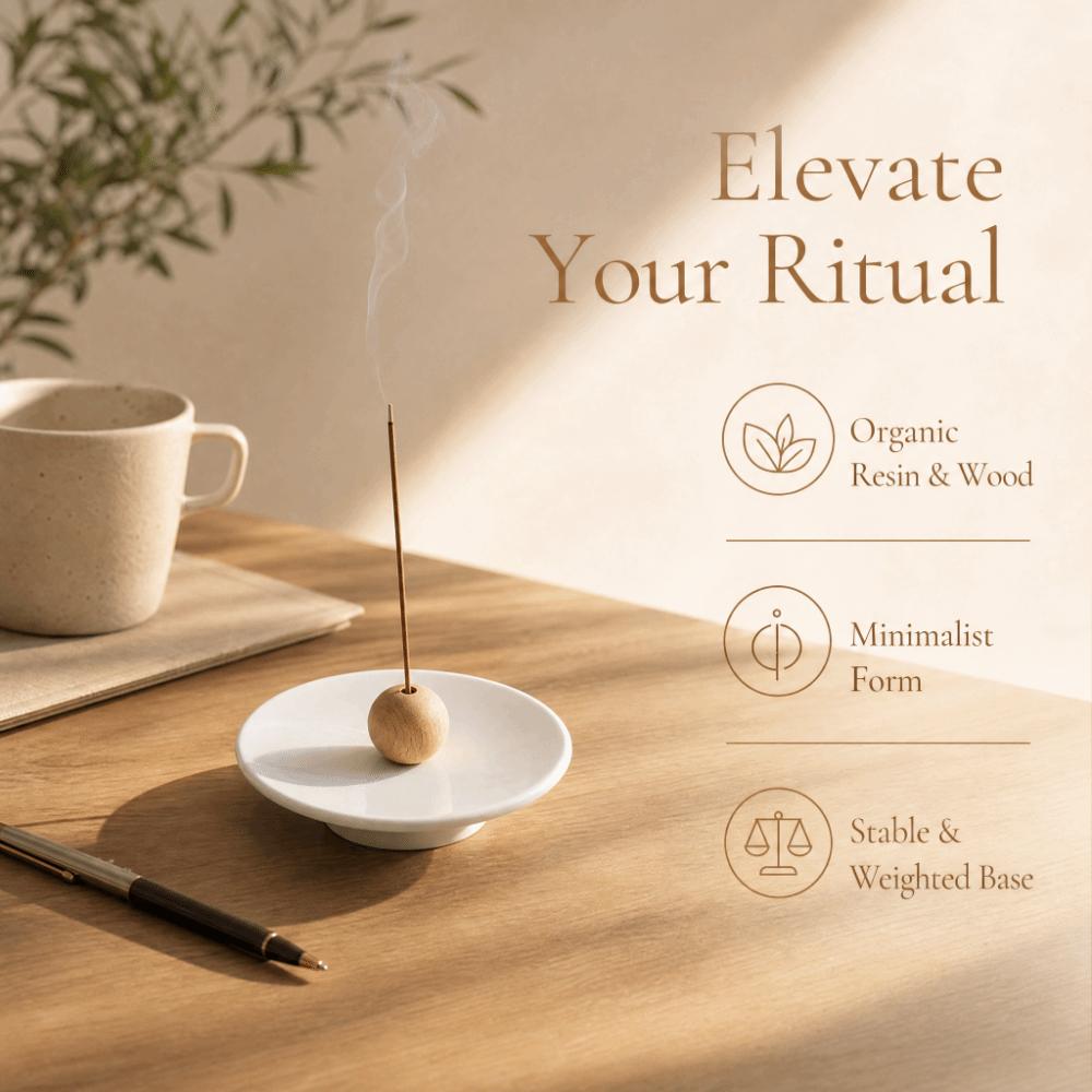 Resin Aromatherapy Censer Stable Base Fragrance Tray Modern Incense Holder Home Decoration