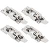 4Pcs Heavy Duty Anti Rattle Latch Robust Portable Easy Installation Mirror Finish Door Latch Lock