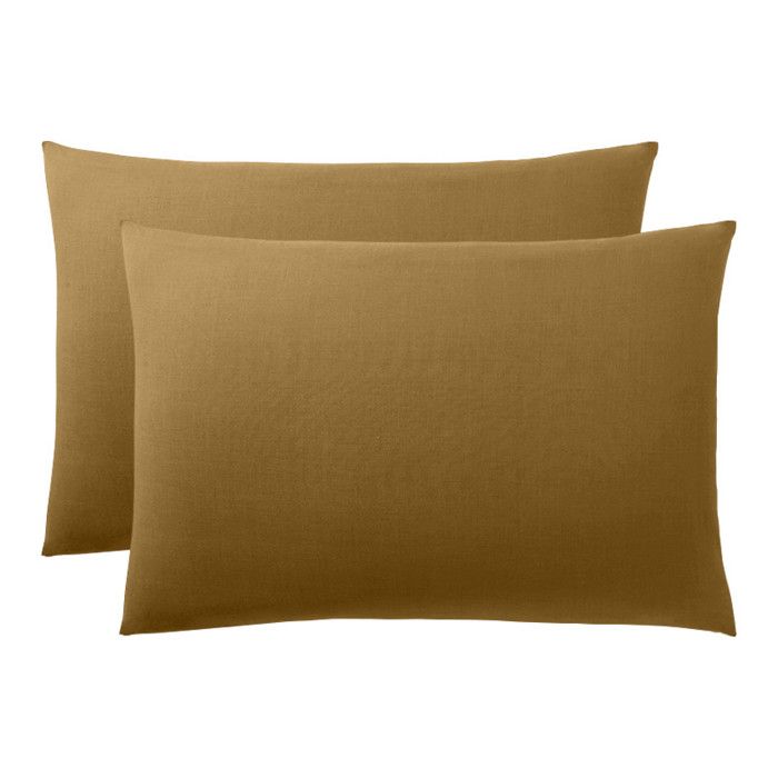 Taie d'oreiller "Prémium" toutes dimensions - Prémium Caramel - 50 x 70 cm