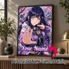 Personalized Hinata Hyuga Diamond Art Custom Name 5D Diamond Painting Full Drill DIY Craft