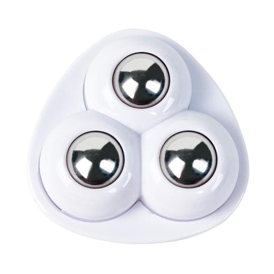 Yousheng 1 Set Ruota Universale Autoadesiva Forte Portante ABS 3 Perline Mini Pasta Pattumiera Fondo Girevole Puleggia Forniture per la Casa