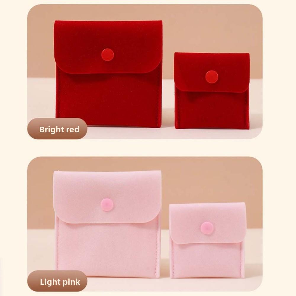 Foldable Mini Jewelry Display Bag Small Earrings Organizer Necklace Ring Packing Bag Women