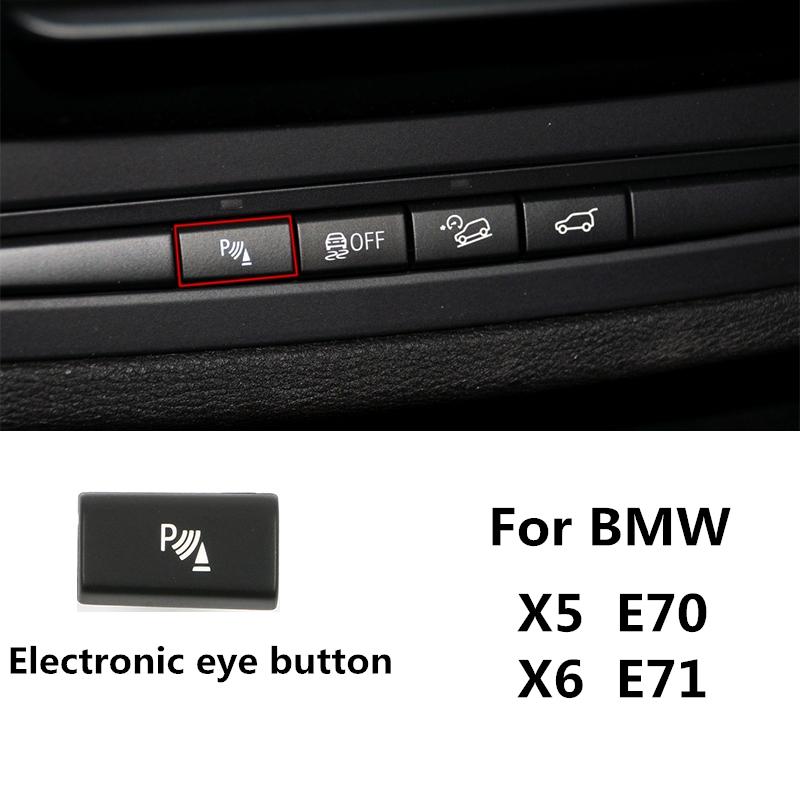 Lämplig för BMW X5 E70 X6 E71 luftkonditionering luftvolym paddelknapp baklucka omkopplare central kontroll cykelknapp