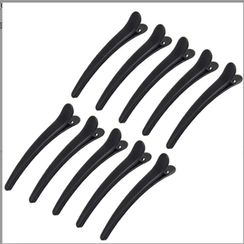 12Pcs Plastic Edge Clip Hairpin Accessories Plus Size Fish Beak Clip Hair and Duck Beak Clip Hairpin Hair Styling Tools