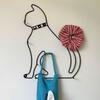 Retro Cartoon Cats Wall Hook Minimalist Design For Home Decors Functional To Hanging Clothes Hats And Bags Durable Iron Materials Suitable For Various