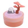 Mini Desk Humidifier with Cherry Tree Landscape Decoration Colorful Light 320ml Capacity Cool Mist U