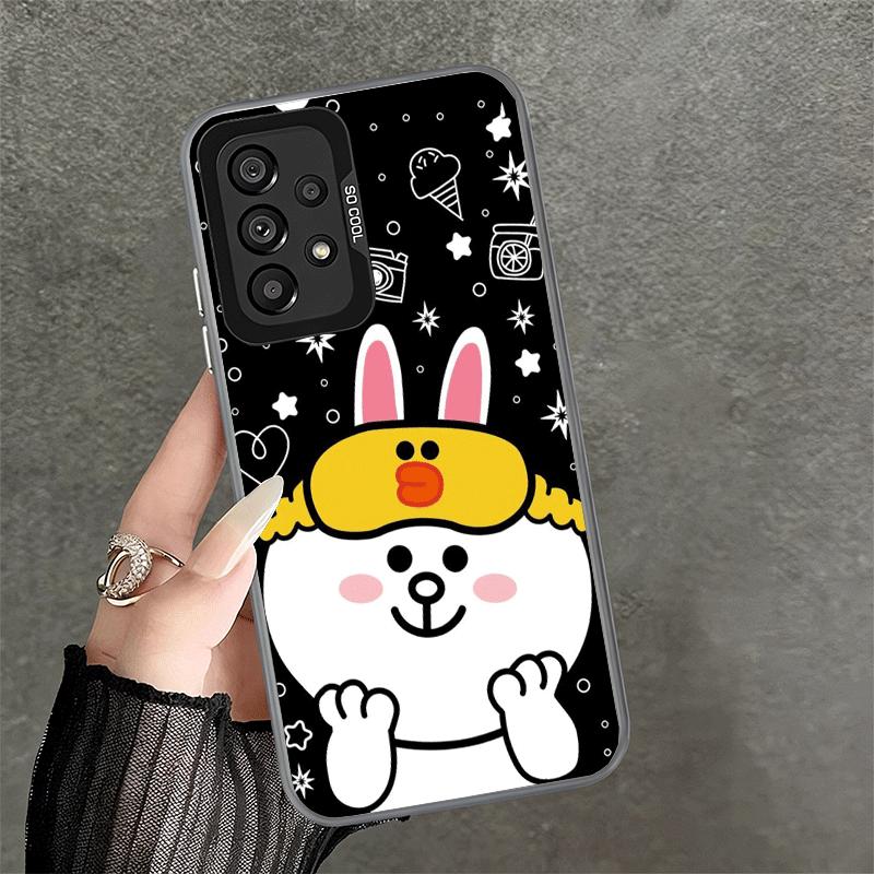 Cartoon Bear B-Browns C-Conys Soft Phone Case for Samsung A17 A16 A15 A14 A13 A57 A56 A55 A54 A53 A37 A36 A35 A34 A33 A26 A25 A2