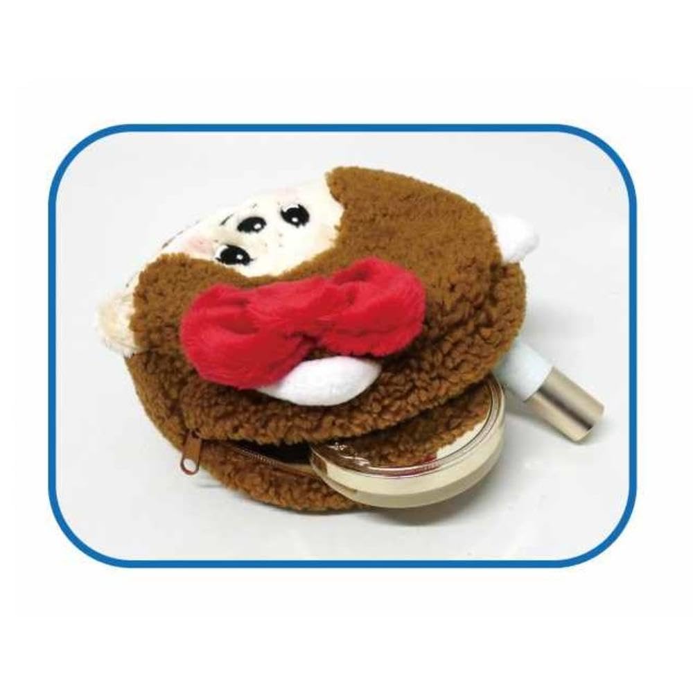 K Company Monchhichi x Hello Kitty Face Pouch MKT-FP H14.5 x W15.5 x D5cm