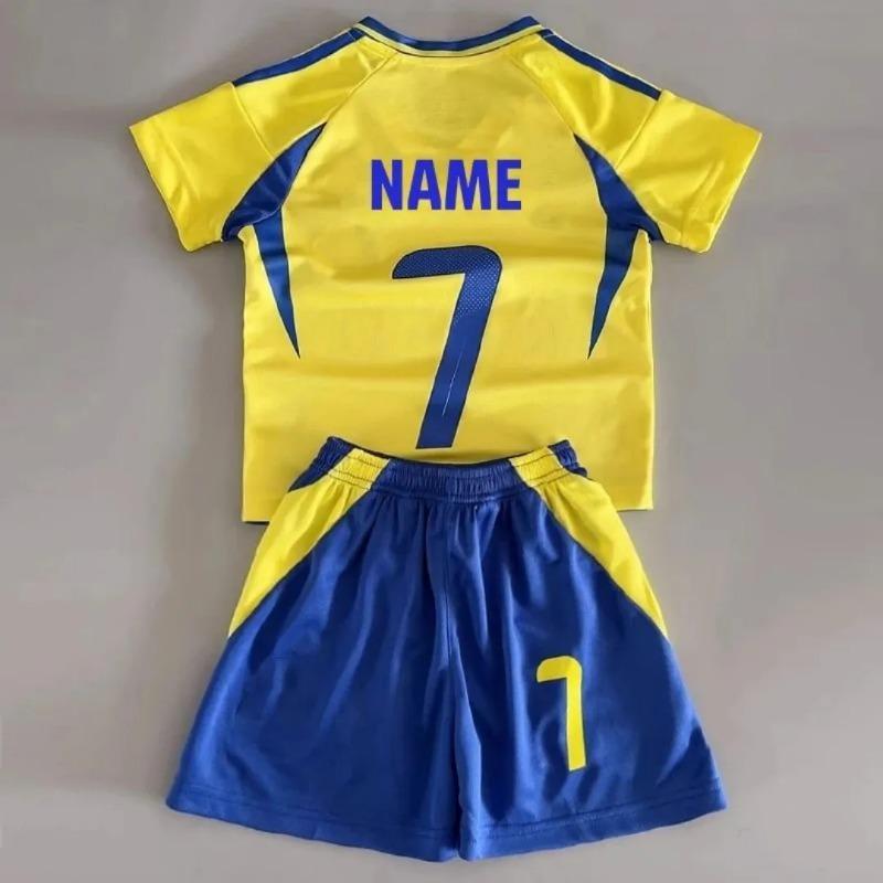 Directional Opening Hot Sales Style Boys' Horizontal Striped Graffiti Digital Printed Short-Sleeved Shorts Suit Casual Sports Style