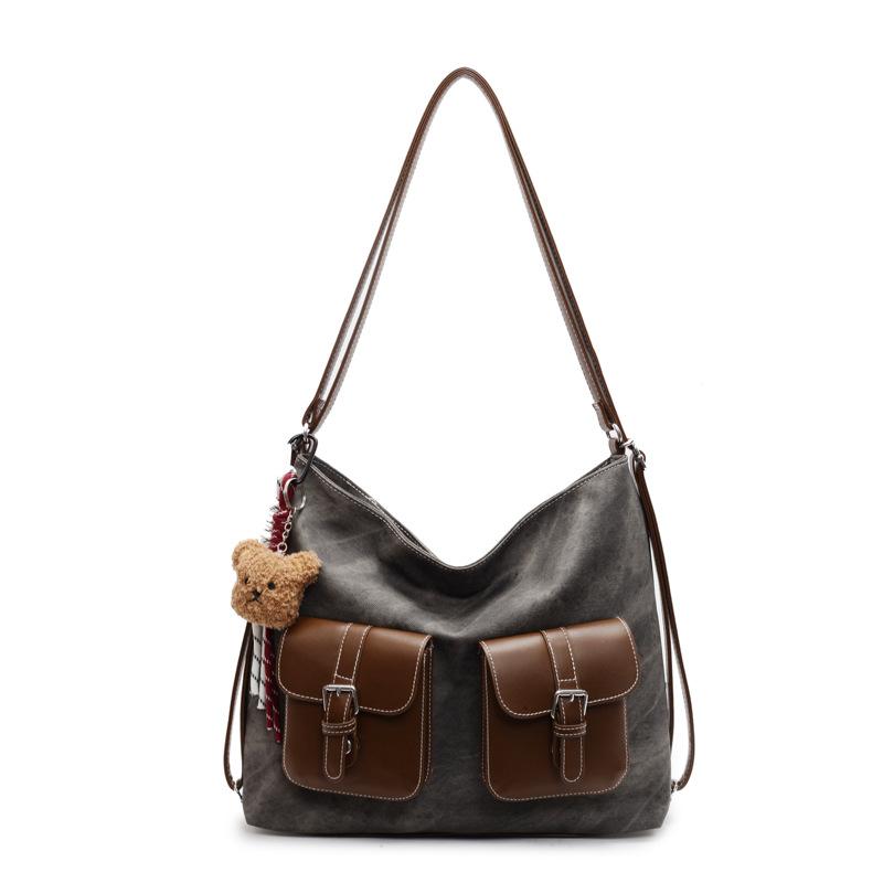 Commuter To Work Large-capacity Bag Women's New Spring Rich Double Shoulder Back Bag Multi-purpose Shoulder Tote Bag