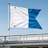 Safe Diving Buoy Flag with 35x25cm 75x60cm 80x50cm Option High Visibilities Design For Underwater Sports Safety Gear