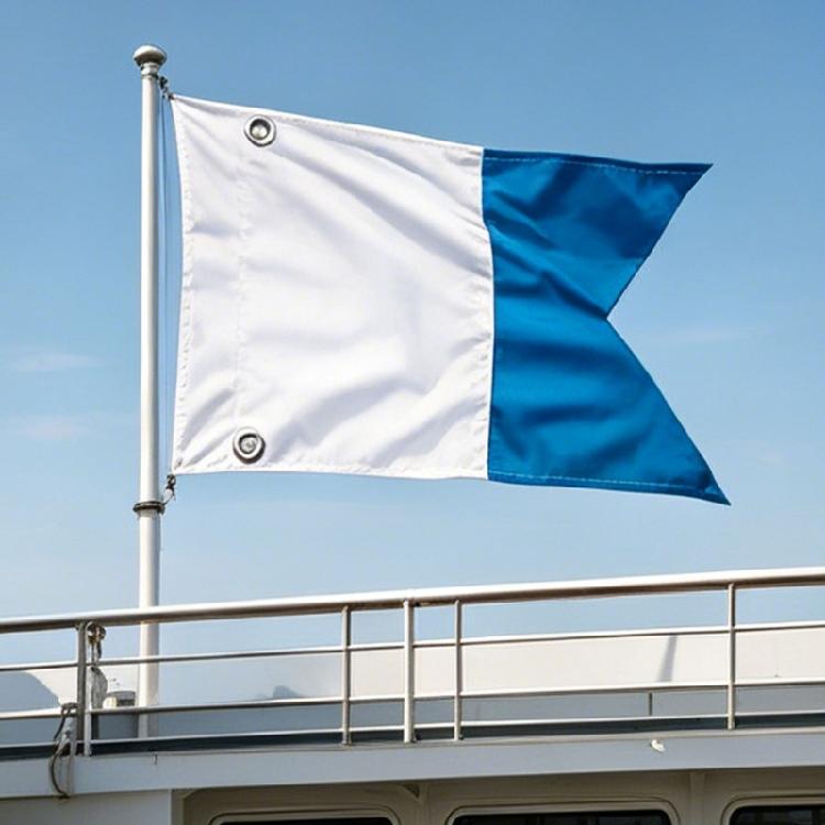 Safe Diving Buoy Flag with 35x25cm 75x60cm 80x50cm Option High Visibilities Design For Underwater Sports Safety Gear