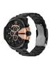 Fashionable men's quartz watch DZ4309 51mm black rose gold circular dial stainless steel wristwatch