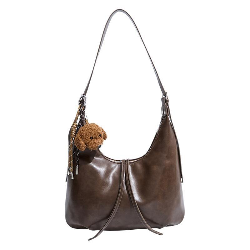 Casual Retro Large Capacity Bag, Commuting Single Shoulder Bag, Trendy Crossbody Bag