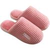 2023 Women's Warm Plush Indoor Slippers: Closed-Toe Cotton for Autumn & Winter