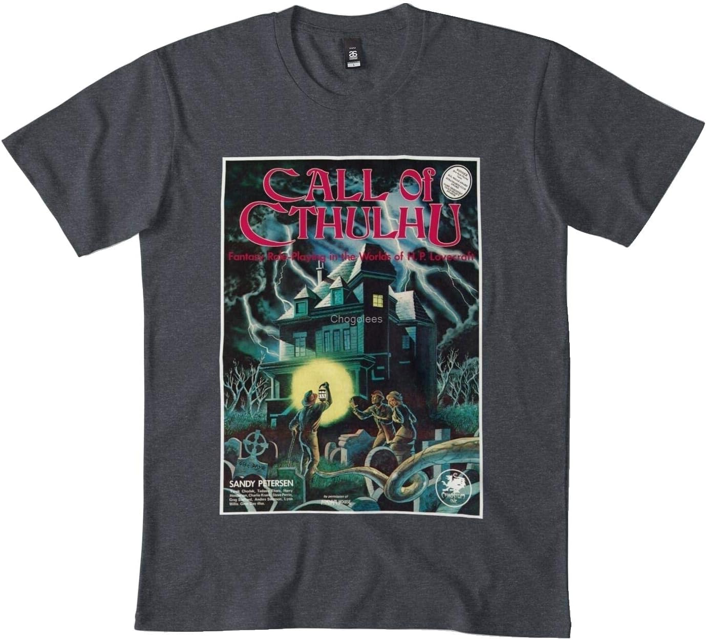 Call of Cthulhu 1st Edition Cover t-Shirt DMN Black 3XL чёрный