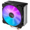 Tower CPU radiator colorful streamer 4 heat pipe temperature control  CPU Air Cooler