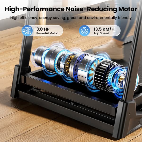 Formill Foldable Treadmill 12 Programs 14 km/h Electric Treadmill, Formill FT61