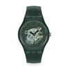 Swatch NEW GENT BIOSOURCED REVEALED IN THE FOREST Grön Klocka, SO29G111, Unisex,