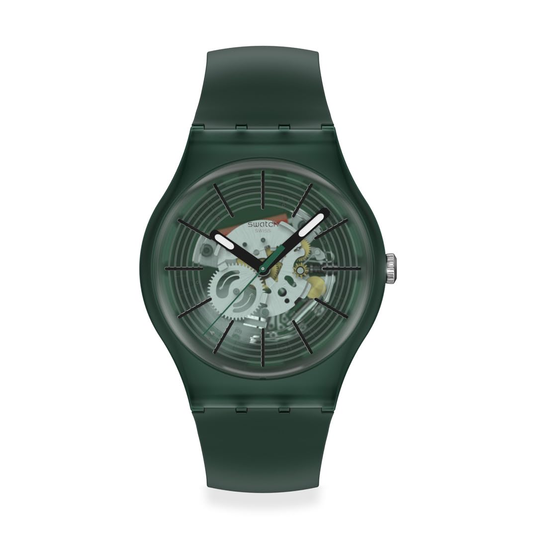 

Swatch NEW GENT BIOSOURCED REVEALED IN THE FOREST Зеленые Часы, SO29G111, Унисекс,