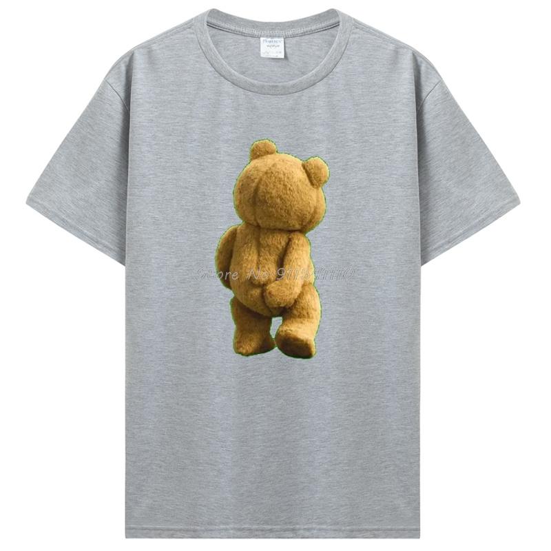 Ted Bär kratzt sich am Hintern T-Shirt Lässige Oberteile T-Shirts Fitness T-Shirt Unisex Streetwear T-Shirt Kleidung
