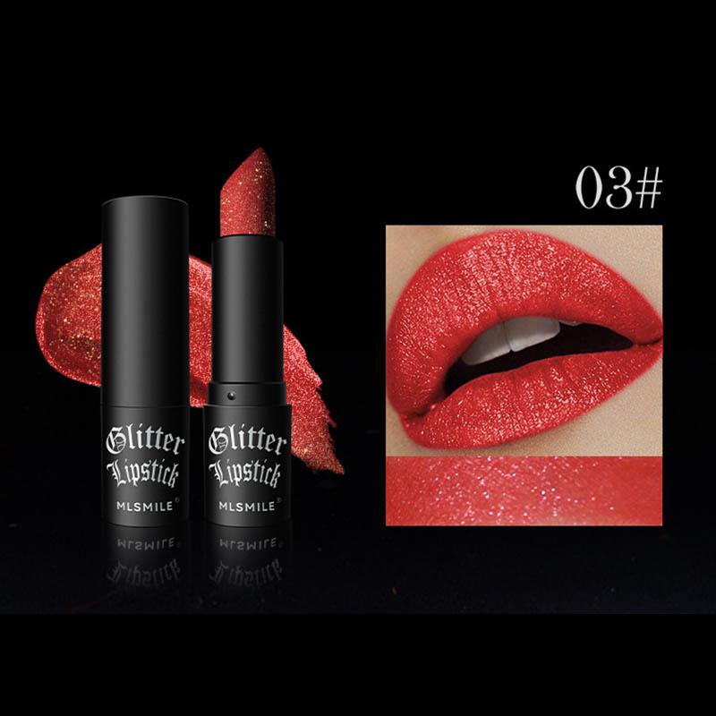 

6 цветов блестящая помада водостойкая стойкая бриллиантовая перламутровая металлическая помада черный блеск для губ женский макияж косметика