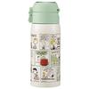 Skater Straw Mug Bottle 350ml Cold Storage Stainless Steel Water Bottle Snoopy One Touch Open STOT3ST-A