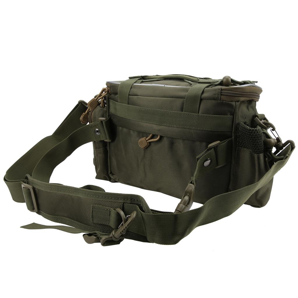 MultiFunction Fishing Tackle Bag Fishing Shoulder Waist Packs Multi Pockets Bait Lure Bag