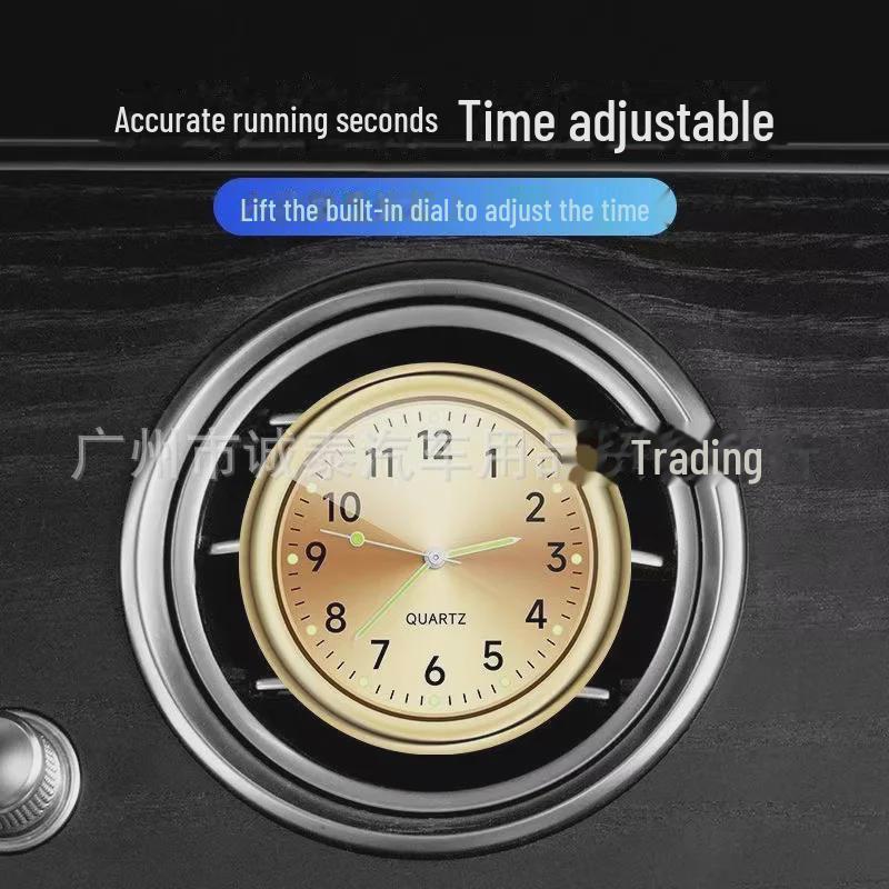 Digital Car Clock: Electronic Quartz Creative Car Accessory