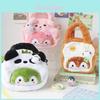 Cute Penguin Plush Toy Shoulder Bag With Soft Short Plush For Kids And Teens