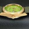 VINTAGE REFURBISHED CITIZEN AUTOMATIC 8200 JAPAN MENS GREEN DIAL WATCH a445353-1