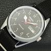 REFURBISHED SEIKO 5 AUTOMATIC 6309A VINTAGE JAPAN MENS BLACK WATCH A441269-4 Sk-a441269