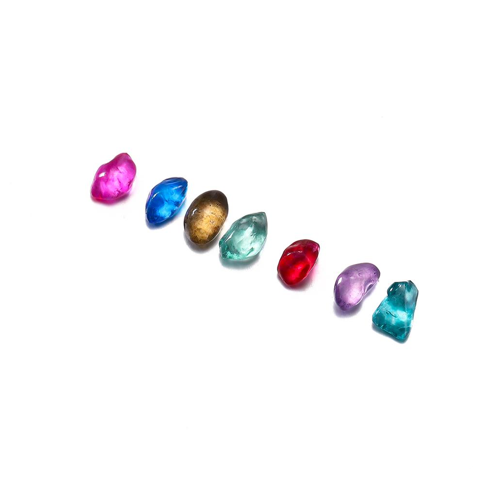 20g Mixed 3-8mm Colorful Crystal Glass Crushed Stone Resin Fillings for DIY Epoxy Resin Filler Nail Art Craft Home Decor