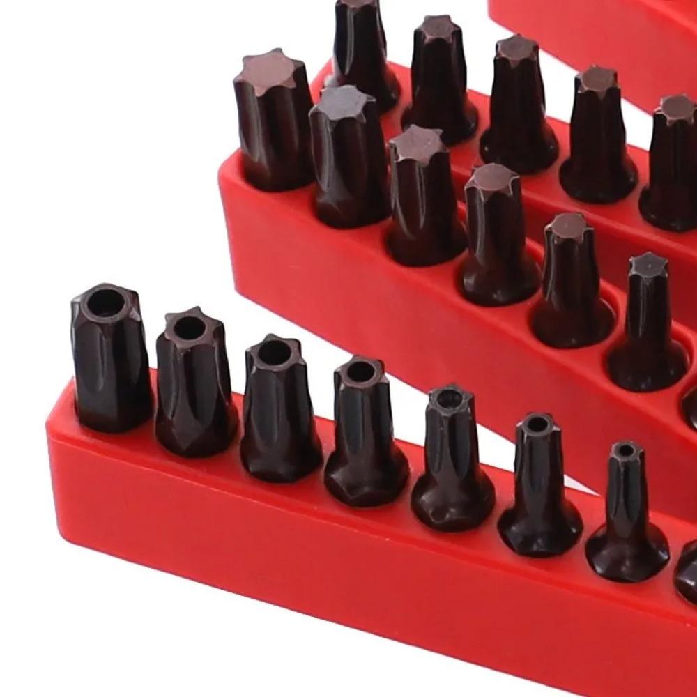 10 STÜCKE 1/4" Sechskant Torx Kopf 25mm S2 Legierung Schraubendreher Bits Magnetisches Set T6-T40 Elektrischer Schraubendreher Bit Werkzeugsatz Stern Sechskant Bit