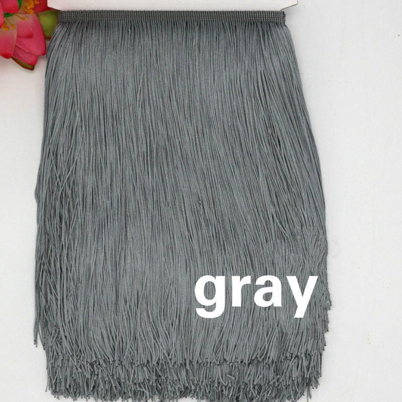 10 Yardů Dlouhá Krajková Třásně 30cm Polyesterová Krajková Ozdobná Stuha K Šití Latinské Šaty Kostým na Pódium Závěs DIY Doplňky