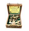 Nautical Brass Working Sextant With Two Telescope, Antique Maritime Navigational Instrument With wooden box, Navigational Sextant,
