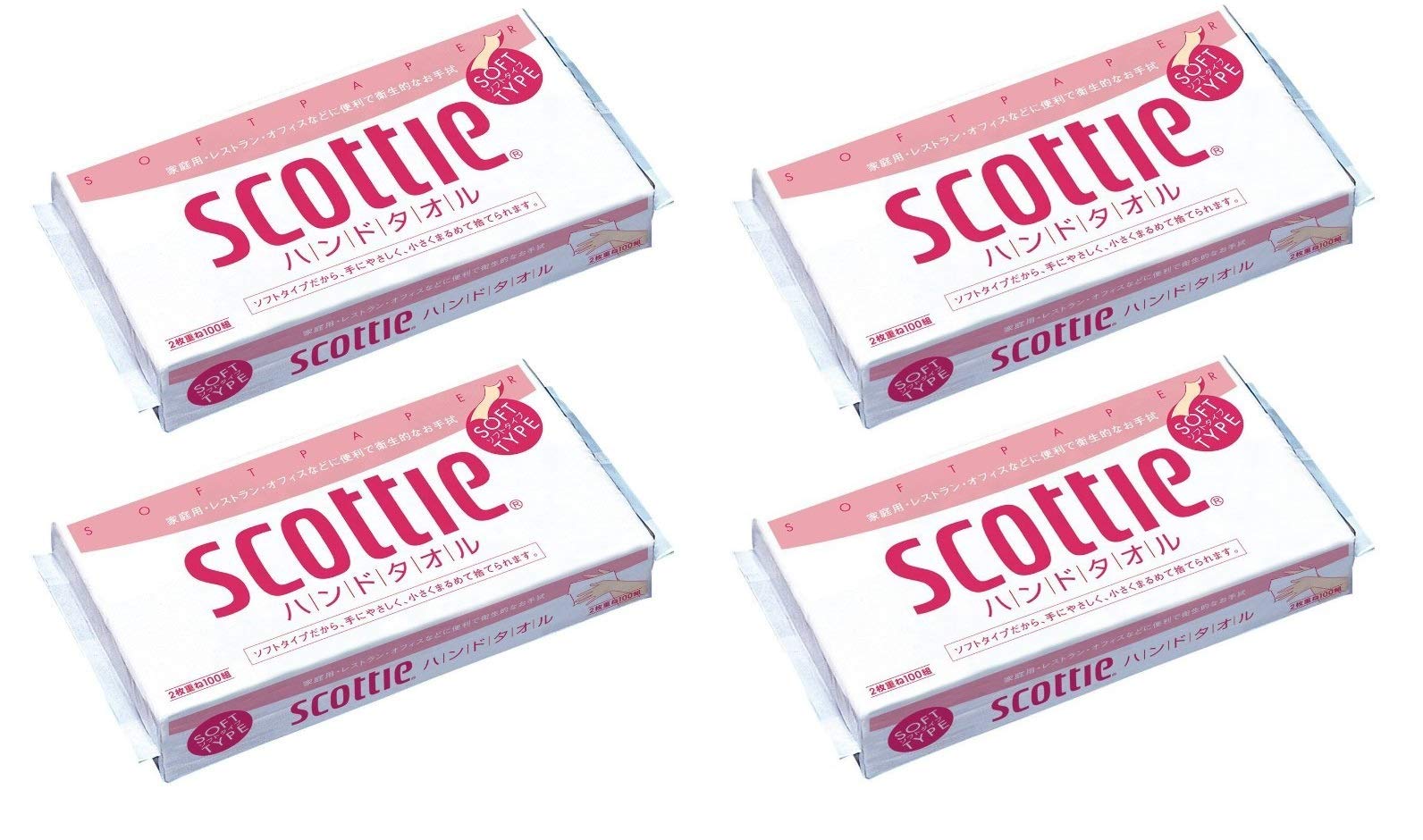 

Полотенце для рук Scotty 100 x 4 шт. [Оптовая закупка]