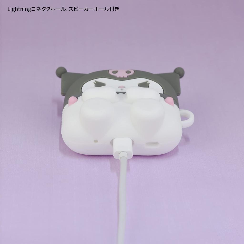 Gourmandies Sanrio Characters AirPods Pro AirPods Pro Compatible Silicone Case Kuromi (2nd Generation) / SANG-274KU