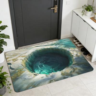 Floor Mat Anti-Skid Wear-Resistant Thick Material Home Rug Pattern Design Easy To Clean Durable Doormat