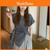 Tshirt Summer Womens French Style Loose Fit Sleeveless Top With Embroidery For Casual Wear