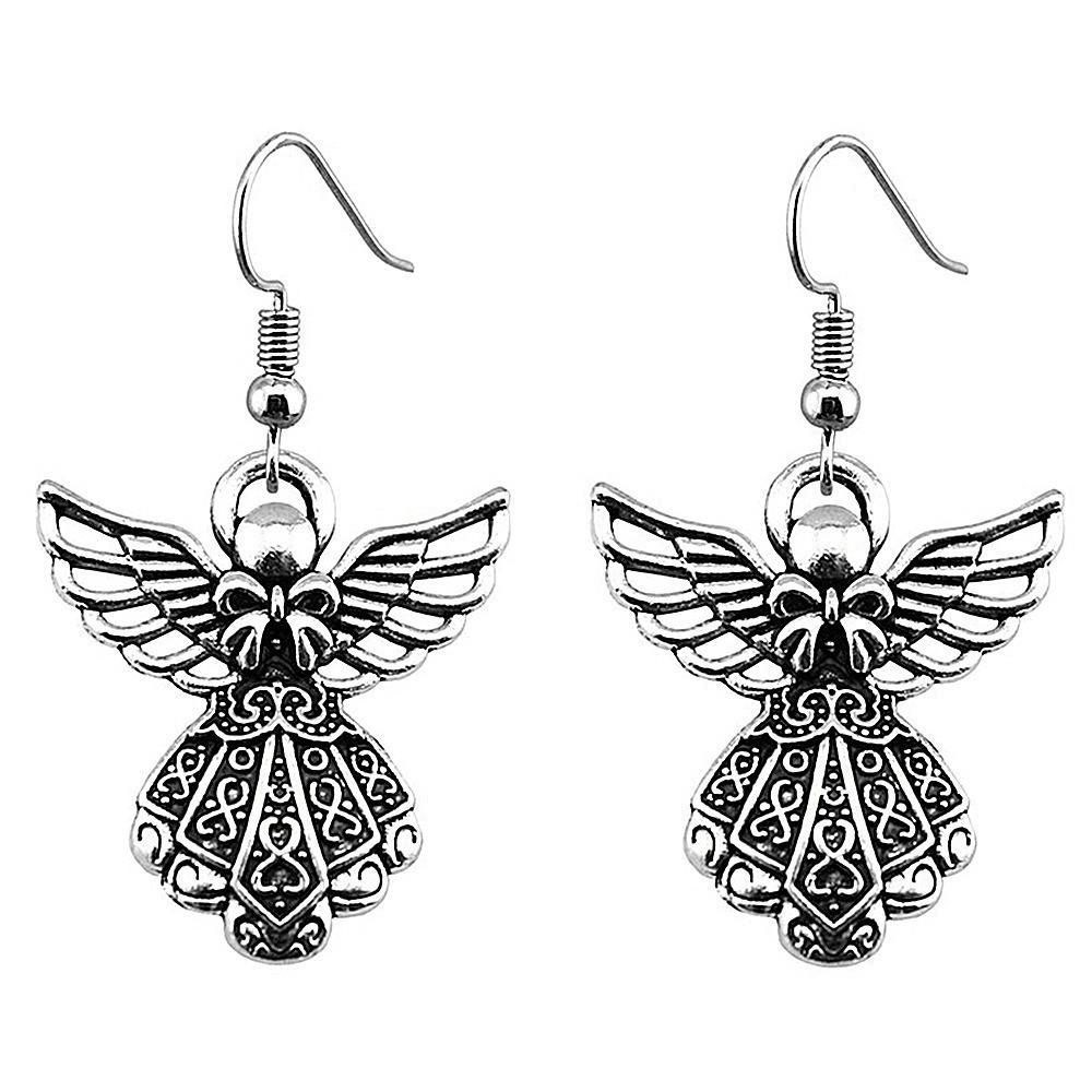 Drop & Dangle Earring Angel Wings Kids' Jewelry MaterialsEarring Size 18x19mm QE002