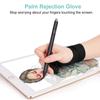 1Pcs Artists Gloves Two Finger Sketch Glove Anti Smudge Drawing Gloves Paper Sketching, Monitor Painting for Left & Right Hand