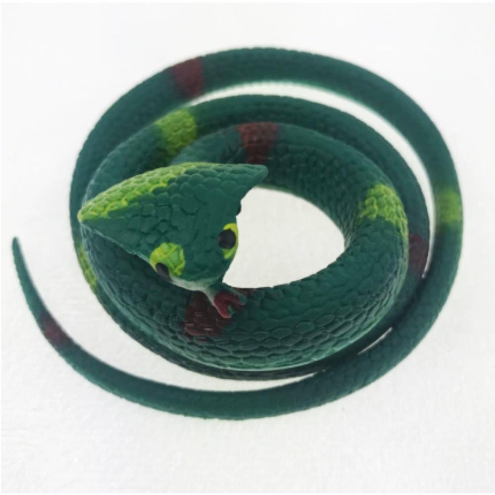Simulated Snake Prank Trick Toys Halloween Practical Joke Gadget Props Decoration Fun Scary Tricky Toy Soft Rubber Gift