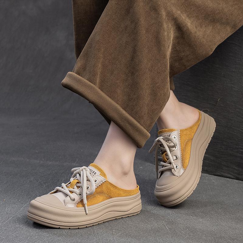 Comfortable Slip-On Platform Sneakers for Women Adjustable and Breathable Casual Shoes for Summer