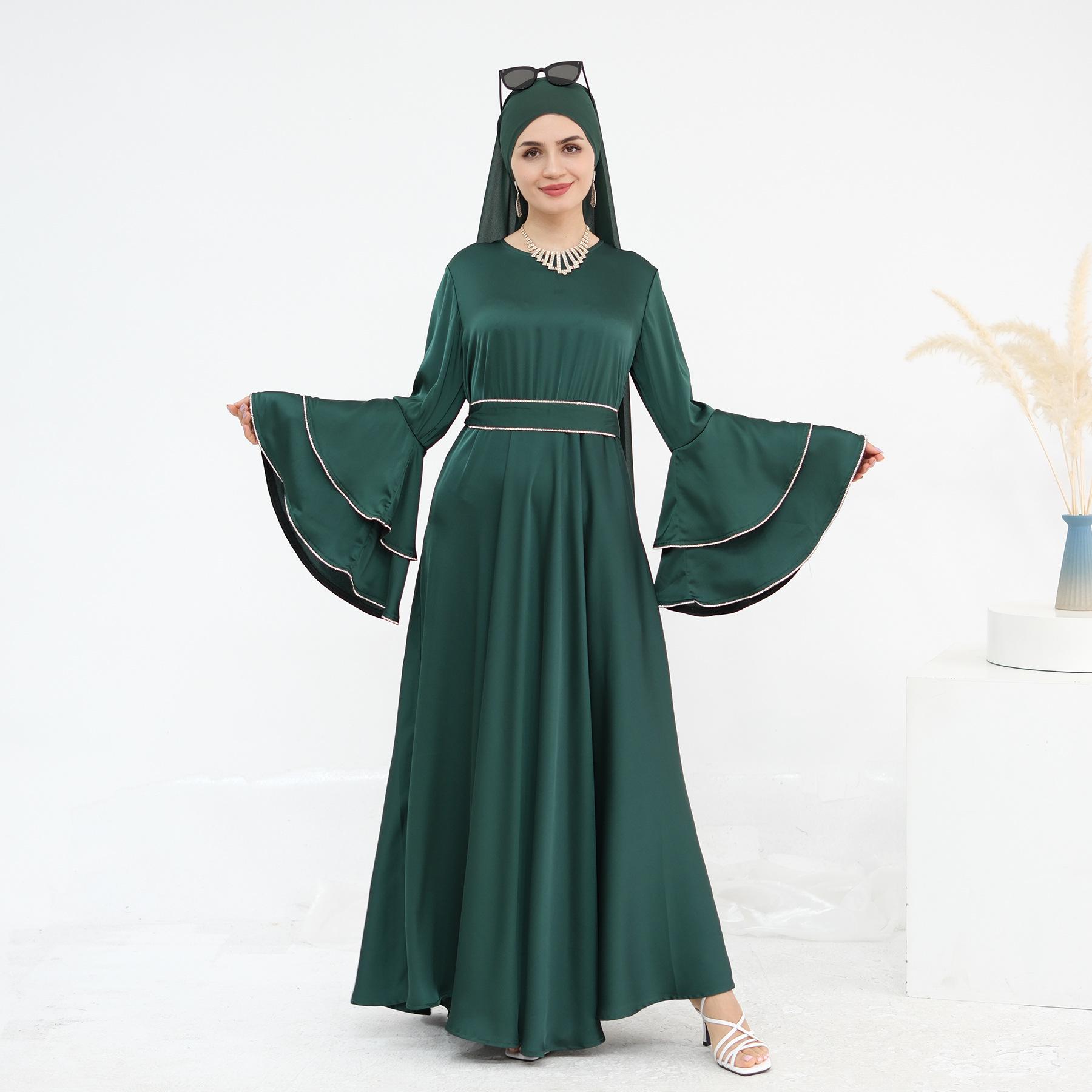 

Aiyirui Double Layer Trumpet Sleeve Dress 935 M