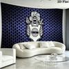 Gimnasia De La Plata Wall Tapestry Aesthetic Wall Hanging Printed Fabric Blanket Decorative Tapestries for Bedroom Living Room Home Decor