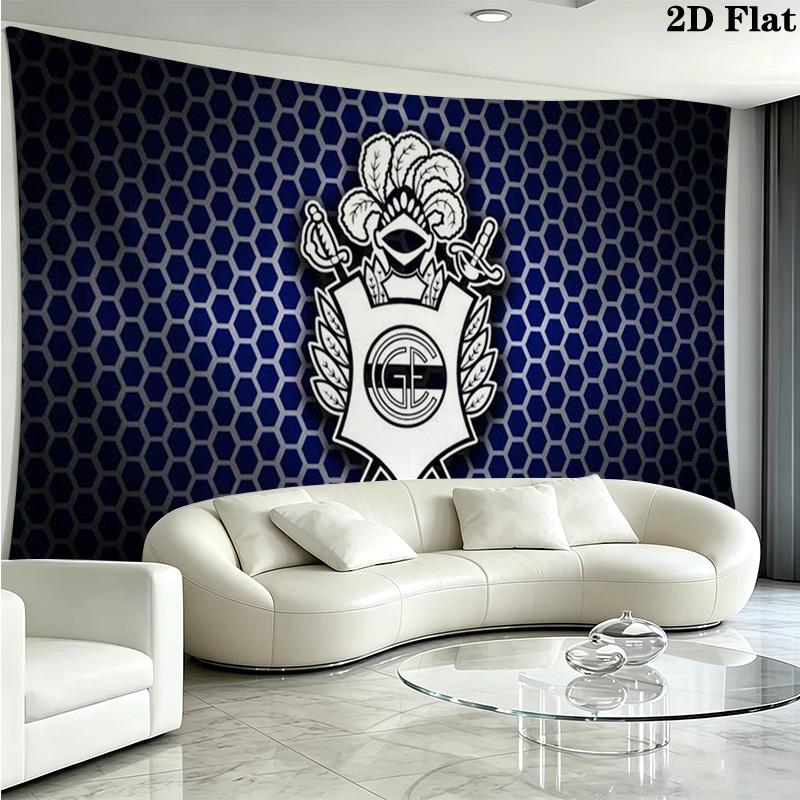 Gimnasia De La Plata Wall Tapestry Aesthetic Wall Hanging Printed Fabric Blanket Decorative Tapestries for Bedroom Living Room Home Decor