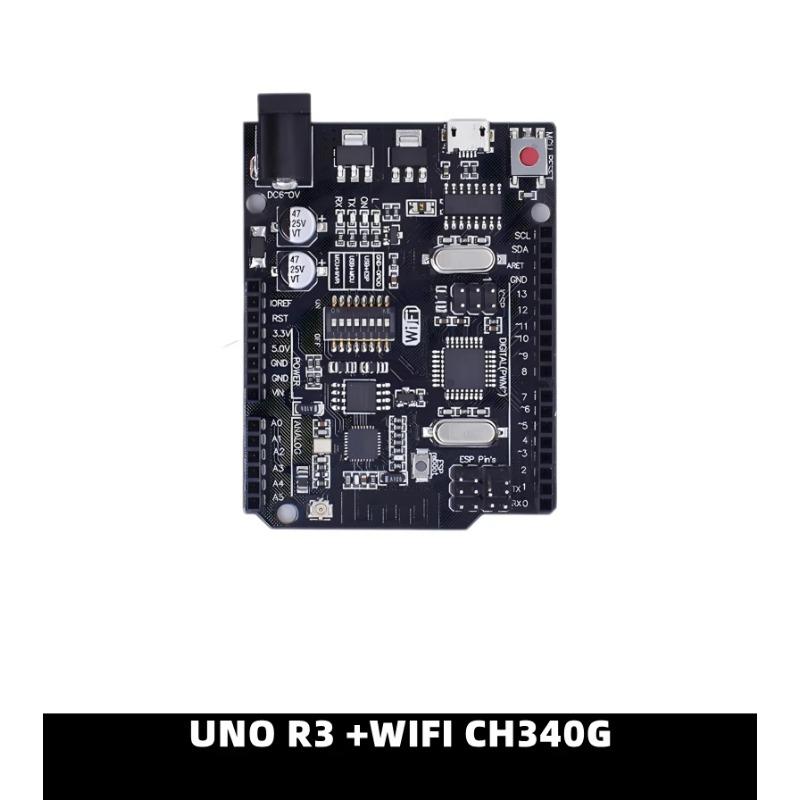 UNO R3 Official Box ATMEGA16U2 / UNO+WiFi R3 Original ATMEGA328P Chip CH340G For Arduino UNO Development Board WeMos ESP8266