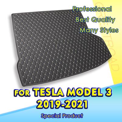 Car Trunk Mat For Tesla MODEL 3 -  Cargo Liner Carpet Interior Accessories Cover
